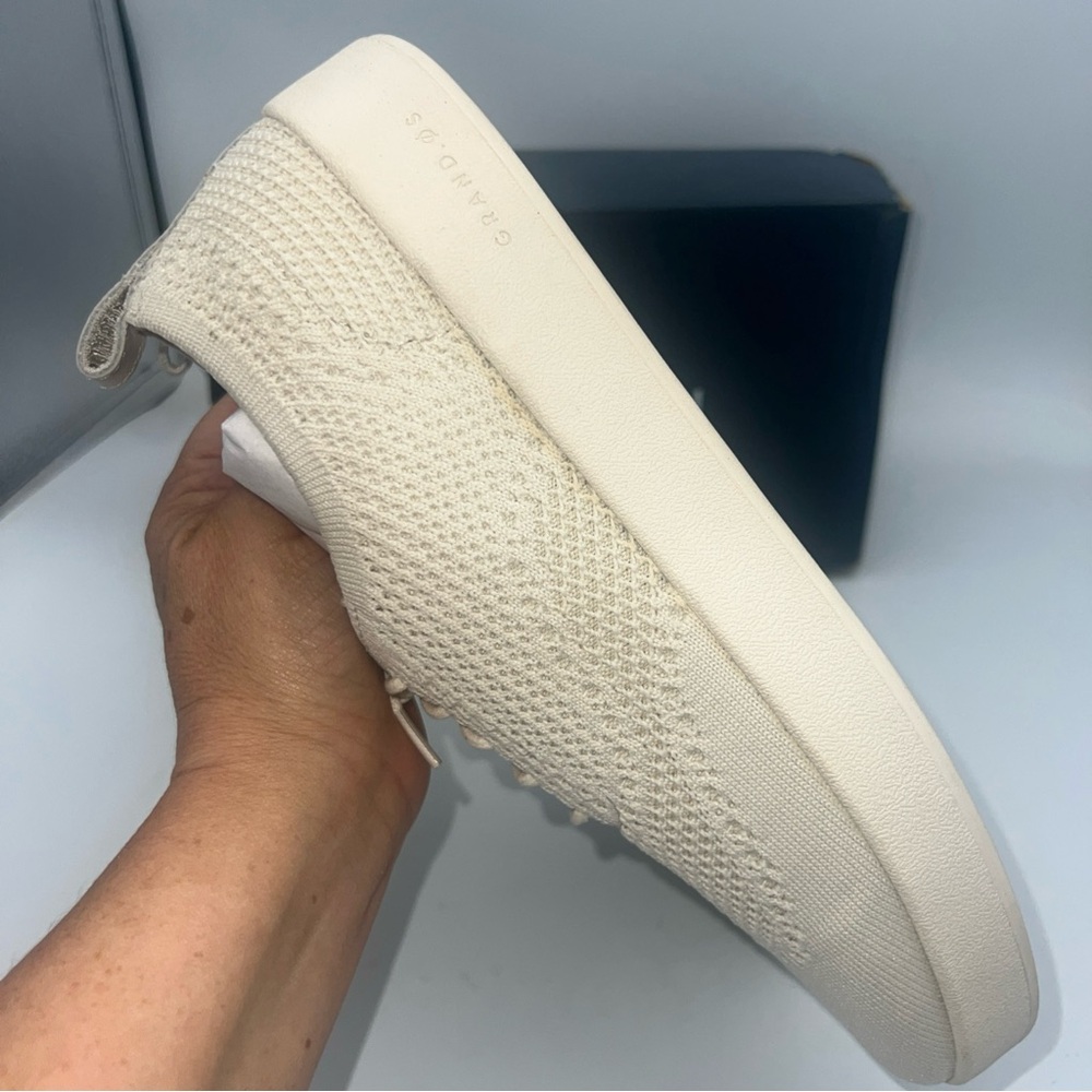 Cole Haan GrandPro Contender Stitchlite Oxford Sneaker Knit Ivory Women’s SZ 8.5 - Picture 9 of 10